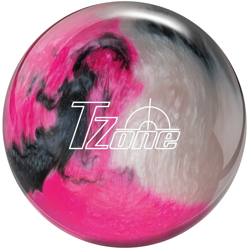 T-Zone Children & Beginners Bowling Ball, Wild Orchid Polyester Plastic, High Gloss Polish, 25 Low Hook Potential for Spare Shooting, Undrilled Balls
