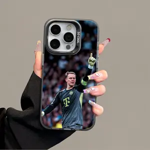 Neuer IPhone 17 Promax Phone Case Anti Drop Protective Case Suitable For iphone 16 15 14 13 SAMSUNG S26 S25 24 23 22 ULTRA Acrylic Soccer Phone Case