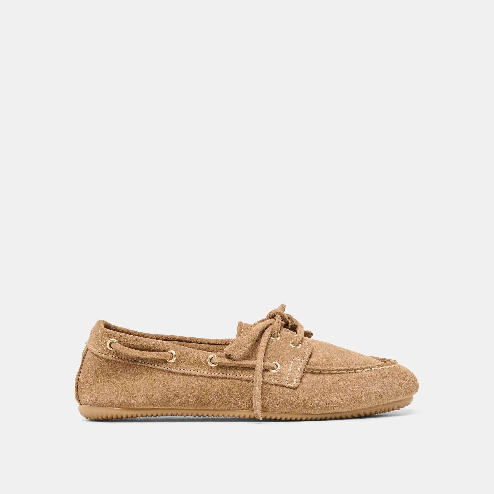 FLORAH LOAFERS TAUPE SUEDE