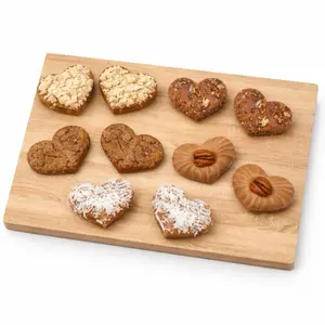 Corazones Surtidos 2oz (10pzs) Con  Mazapan!!