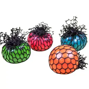 4-Pack Stress Relief Grape Balls, 5cm Pressure Release Toys, Fun Squeeze Games, Decompression Squeeze, Fidget Relief, Perfect for Halloween, Graduation, Classroom Gifts