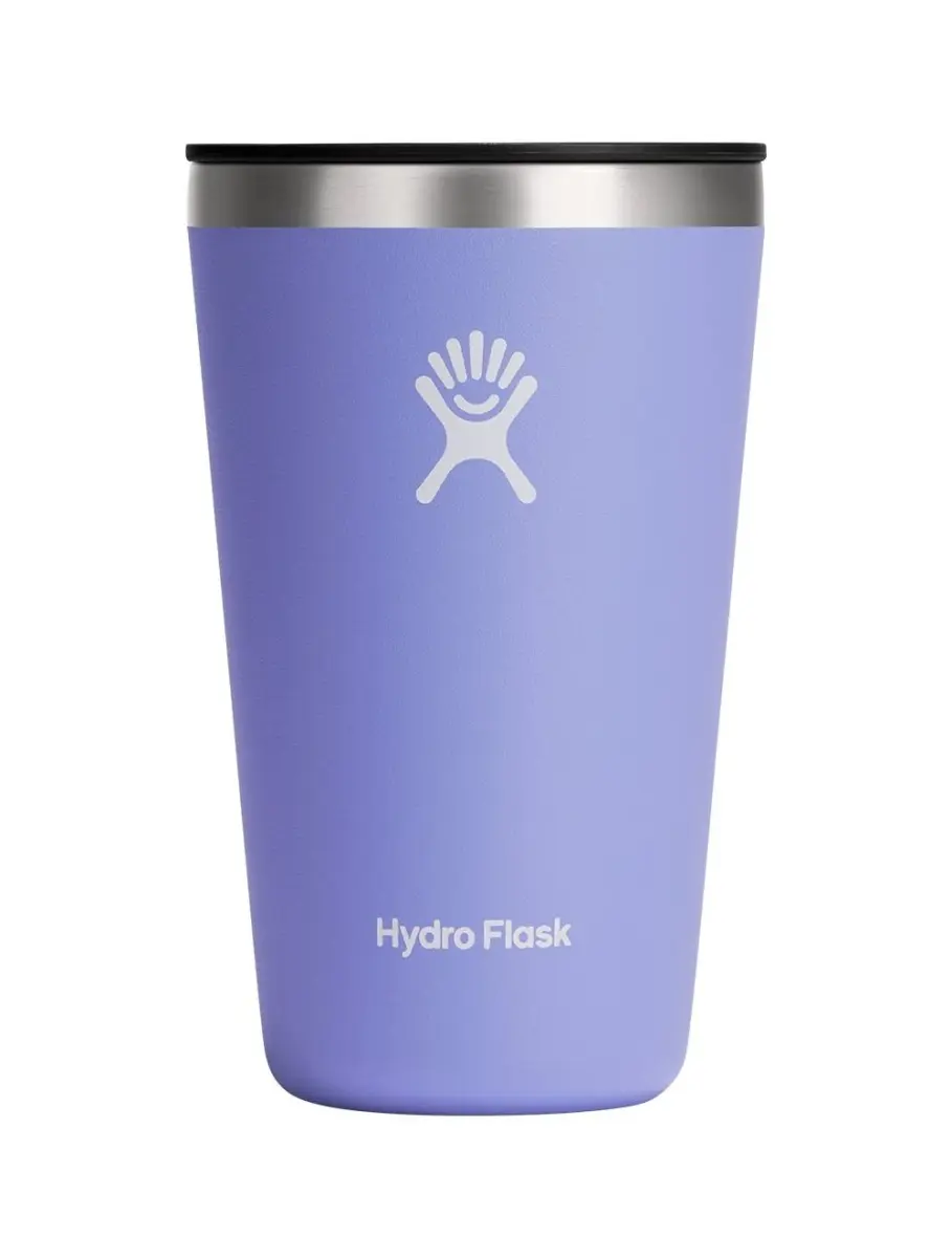 Hydro Flask HDF-T28CPB110 28 oz Stainless Steel Travel Tumbler Vacuum Flask, Portable Insulated Bottle with Lid and Straw, White, Travel Tumbler Vacuum Flasks
