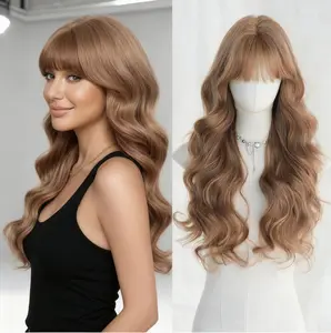 Plodon Wig — 25-inch / 12-inch, Orange. Features Upgraded Breathable Technology: Comfortable for Extended Wear, Prevents Stuffiness. Soft-Edged Inner Mesh: Gentle on the Scalp, No Pulling. Designed Exclusively for Women. summervibes synthetic
