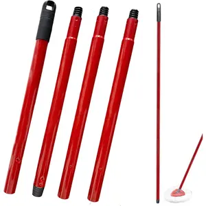 Mop Handle for Ocedar, Spin Mop Handle for O Cedar 4-Section 28.5-to-55inch Mop Replacement Stick Compatible with Ocedar Easy Wring Mop Refills  Screw Joint