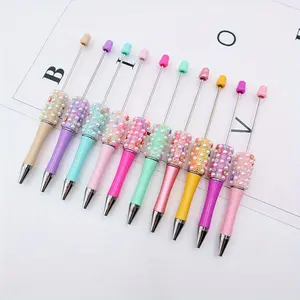 10pcs/20pcs in stock DIY Colorful Pearl Bead Pen High Beauty Sunflower Pearl Bead Cute Ball Pen