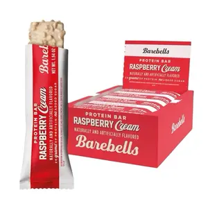 Barebells Protein Bar Raspberry Cream – 20g Protein (12 Bars)