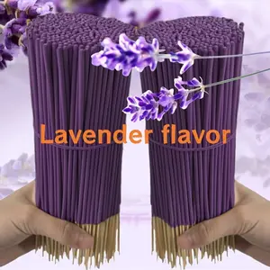 Long-Lasting Lavender Essential Oil Soaked Fragrance Scented Incense Sticks, 42/92/184/368 Pieces, 45-Minute Duration, Fresh Summer Scent, Home Use, Camping, Outdoor Activities