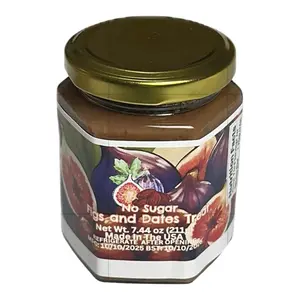 No Sugar Figs and Dates Treat Breakfast and Snack Product Natural Organic