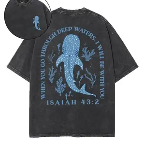 I Will Be With You Double Sided Christian Gildan T-shirt, Vintage Jesus Shirt, Cotton Menswear Womenswear, Religion T