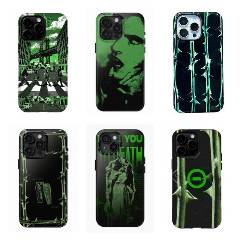 The Matrix Neo Cyberpunk Green Aesthetic Phone Case,Tough phone case,for iPhone 16 15 14 13 12 11 17Pro Max,for Samsung S25 S24 S23 S22 Ultra,Gifts For Fans Men Women, Phone Accessories Rubber Shockproof