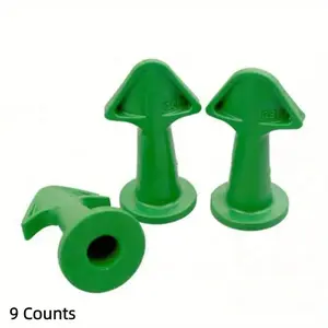 9-Piece Plastic Sealing Nozzle with Applicator, Ergonomic Floor Tile Cleaning, DIY Home Renovation, Precise Caulking, Trigger Spray Mechanism