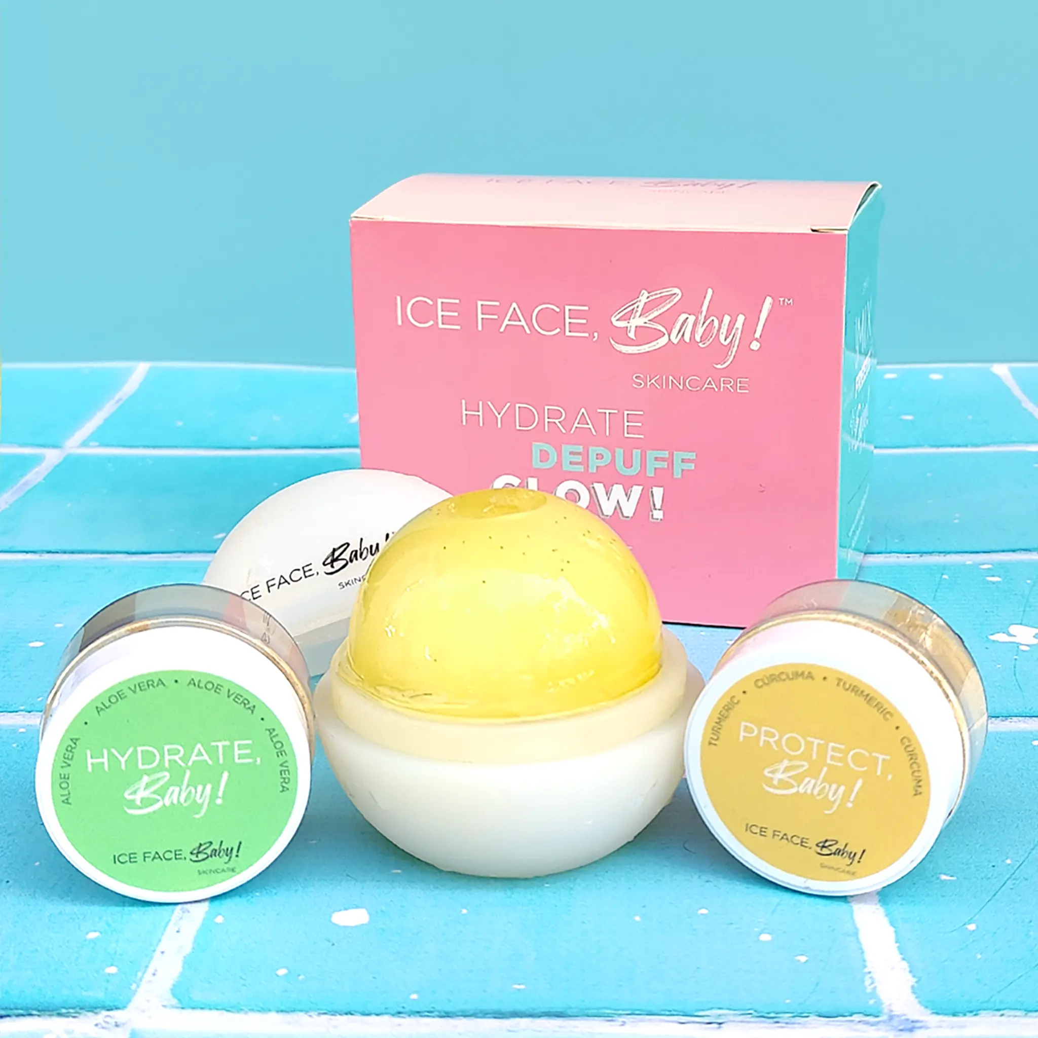 Delicate Kit! Calm & Soothe Ice Facial Kit  For sensitive-looking skin & redness