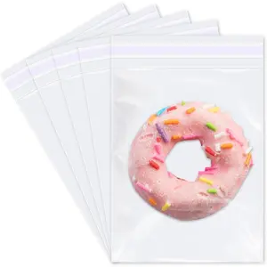 - 200 count - 4" x 6" Clear Plastic Cellophane Bags - Self Sealing Cello Bags for Bakery, Cookies, Photo, Prints, A1 Cards, Envelopes