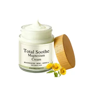 Magnesium Arnica Cream | Fast Relief for Joint & Muscle Pain, Non-Greasy Fast Absorbing with MSM, Natural Sore Muscle Recovery, 60g