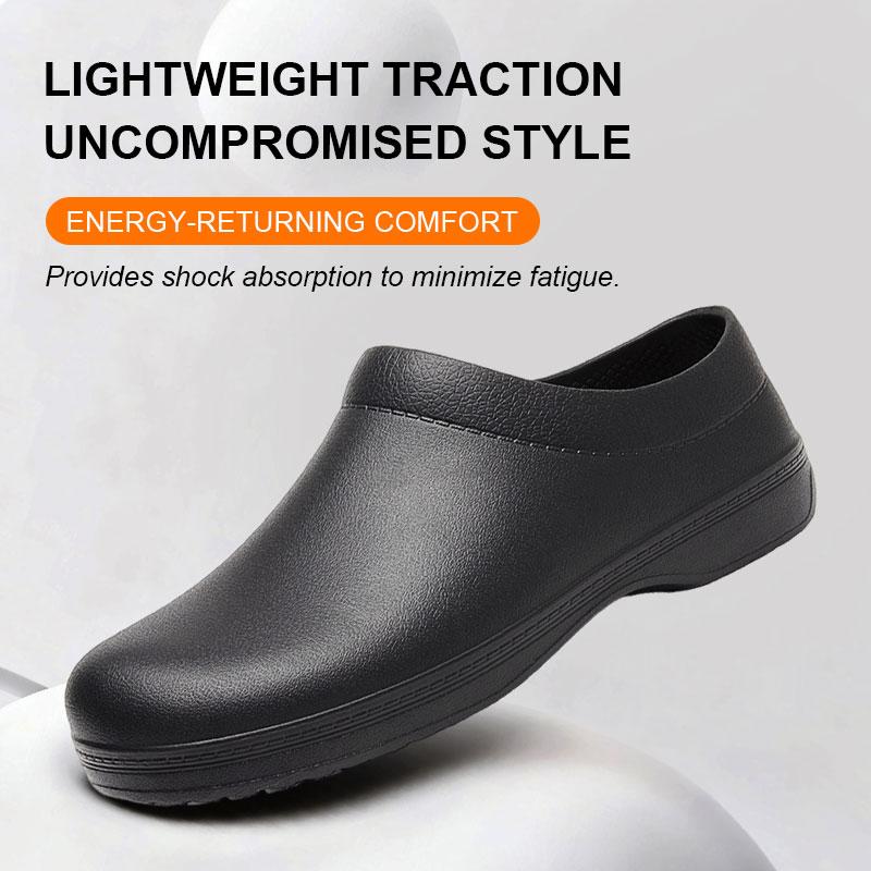 TEER Unisex work shoes，all-season daily wear，Solid color, non-slip，Waterproof and oil stain，EVAvamp Easy to maintain