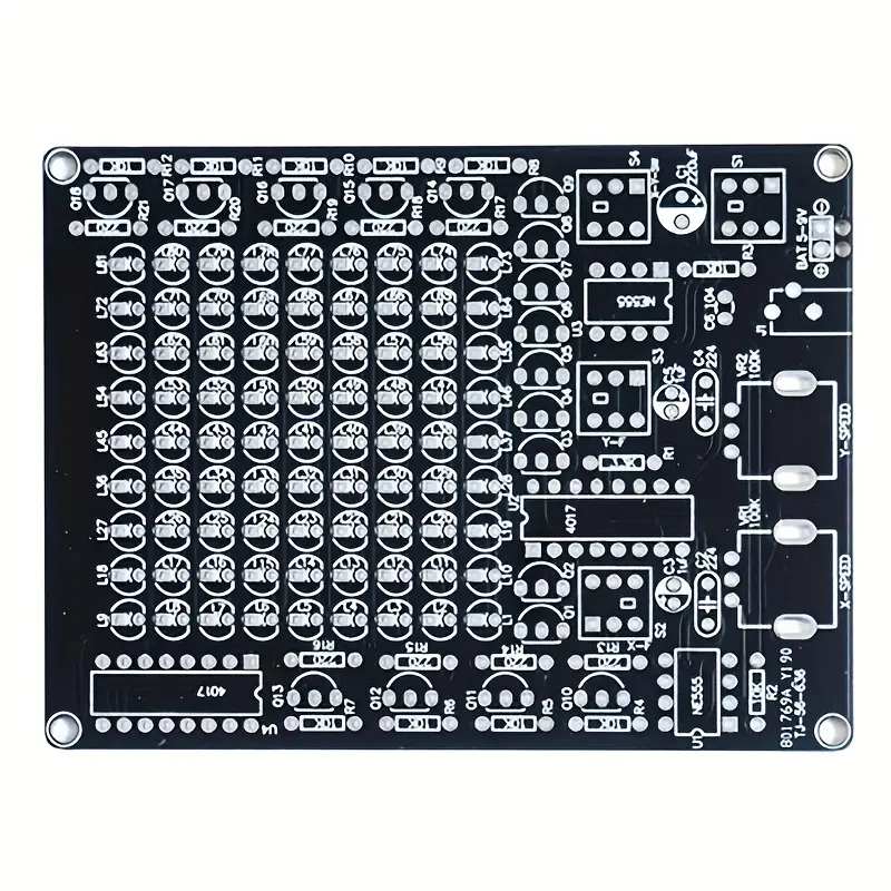 LED Chaser Soldering Practice Kit PCB Board 81 LEDs for STEM Electronics School Learning Project DIY EK1974, Tool Kit, Electronic Chase Lights LED Lights Soldering Practice Kits for Teenagers for Schools Students