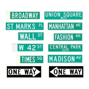 New York City Street Sign Cutouts - 12 Pc.