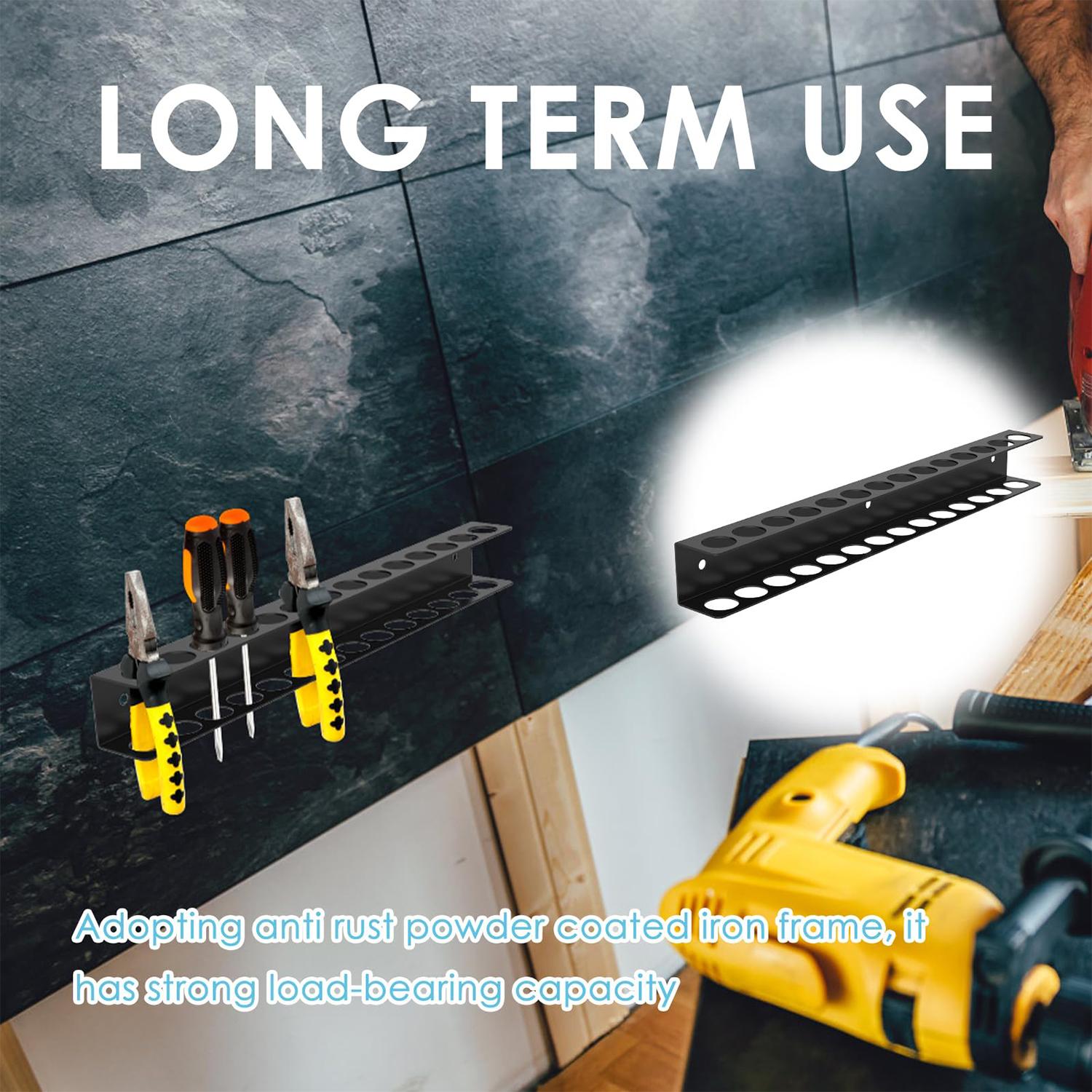 2 Pack Screw Driver Holder Wall Mount,Screwdriver Organizer, Metal Plier Organizer Wall Mount, Screwdriver Garage Tool Storage Rack for Garage Workshop Workbench Edge Tool Chest Cart 2 Pack Screw Driver Holder Wall Mount,Screwdriver Organizer, Metal Plier Organizer Wall Mount, Screwdriver Garage Tool Storage Rack for Garage Workshop Workbench Edge Tool Chest Cart