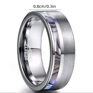 2 Tone Tungsten Carbide Band