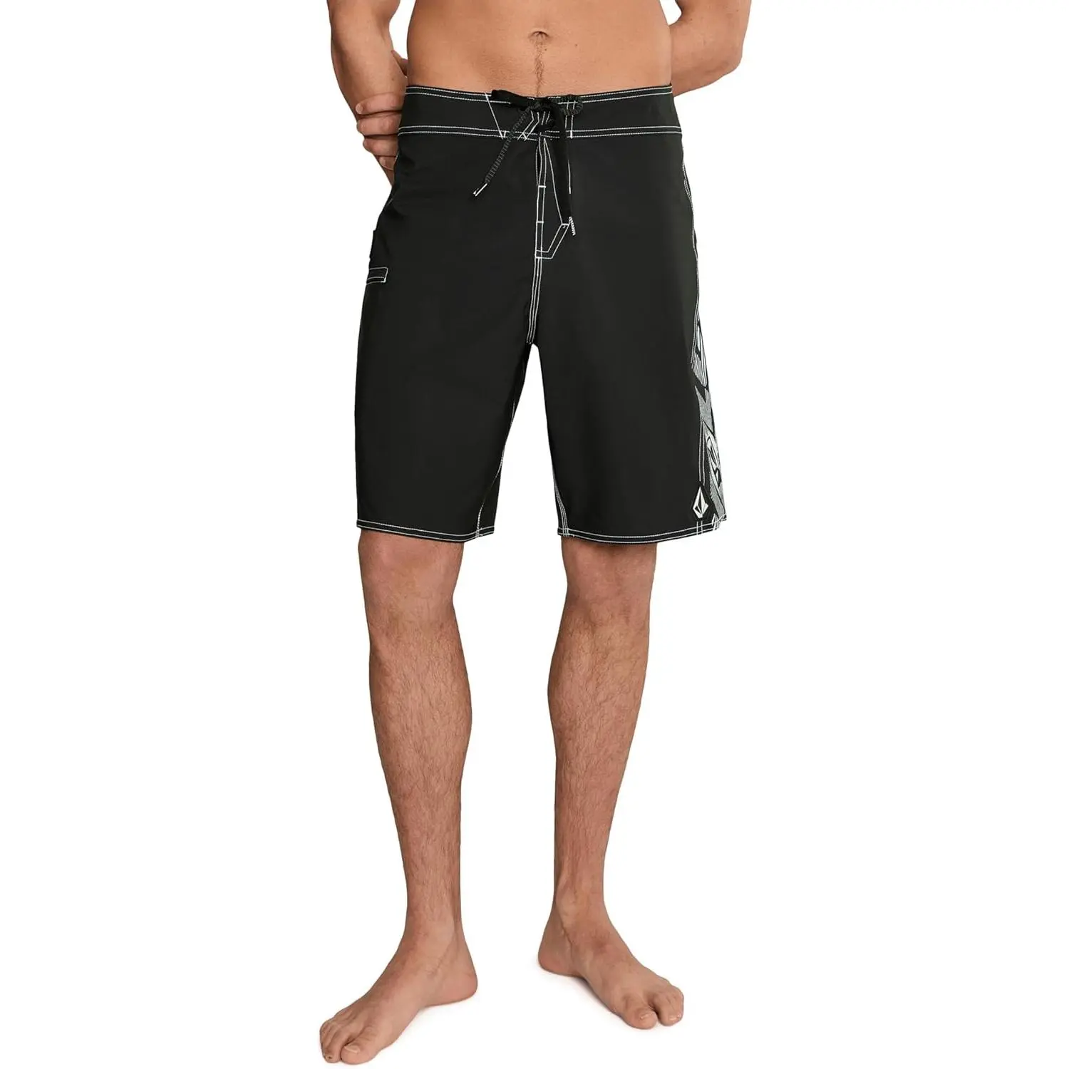 Volcom Men's Mod-tech 21" Boardshorts – 4-Way Stretch Performance Swim Trunks with Cinch Fly and Back Pocket