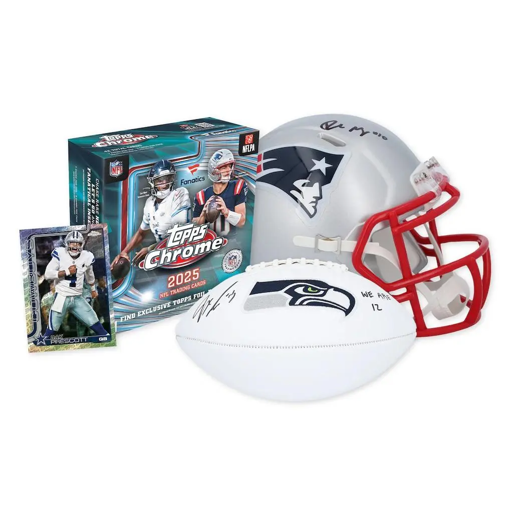 2025 TOPPS CHROME FOOTBALL FANATICS MEGA BOX