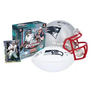 2025 TOPPS CHROME FOOTBALL FANATICS MEGA BOX