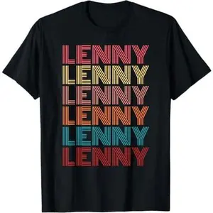 Funny Lenny First Name Lenny Retro T-Shirt