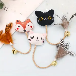 1/3 funny cat toy bell, cat toy pet twine chew stick, high fun toy for kittens, cute sounding bell toy, pet supplies, artificial feather Adjustable Breathable Dog Muzzle Rechargeable Livestock Prod with Flexible Shaft Medium Treadmill Run Walk