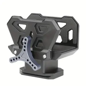 55lbs (25kg) Heavy-Duty Support Saddle with Ball Head, CNC Aluminum Construction, Stable Outdoor Mount for Gear, Durable & Sleek Design