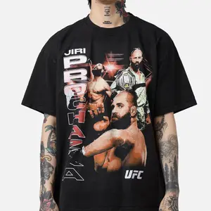 Jiri Prochazka Vintage T-Shirt, Bold UFC Fighter Graphic T-Shirt - Ultimate Fighting Championship Apparel, MMA Sportswear with Dynamic Fight Scene Design, Perfect for Martial Arts Fans, Unisex Shirt, Completely New Shirt, Top Womenswear, Top Menswear