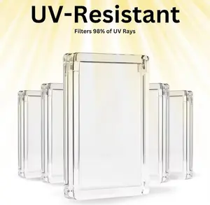 UV Protection Magnetic Trading Card Holder for PSA Acrylic Magnetic Lid Slab Graded Card Display Rack Card Holder pokemon one piece magic lorcana