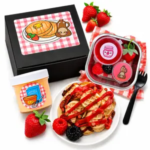 Mini Waffles Handmade DIY Slime Kit – Butter & Jelly Textures with Clay Waffles, Scented Sensory Play for Ages 8+ – Hoshimi Slimes