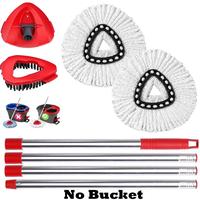 Spin Mop Replacement Set with 2pcs pads