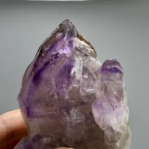 XL 5.3in Elestial Amethyst Quartz Crystal Cathedral Starbrary