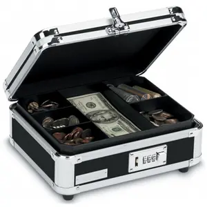Ideastream Consumer Products VZ01002 Black Locking Cash Box