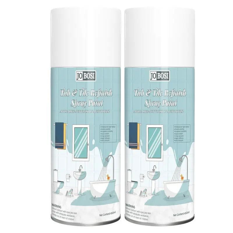 StyleonMe Tub & Tile Refinish Spray Paint White 450ml 1 Pack for Ceramic, Porcelain, and Fiberglass - DIY Countertop Paint Kit