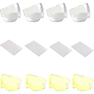 Variety Front Cover Lens Pack Compatible with Sentinel A60 Helmet,A60 Amber and Clear Outside Lens,0700600881;0700600880;0700600866