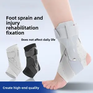 Adjustable Ankle Support Brace for Men & Women – Breathable Ankle Stabilizer with Fixed Plates & Straps, Ideal for Sports & Daily Wear