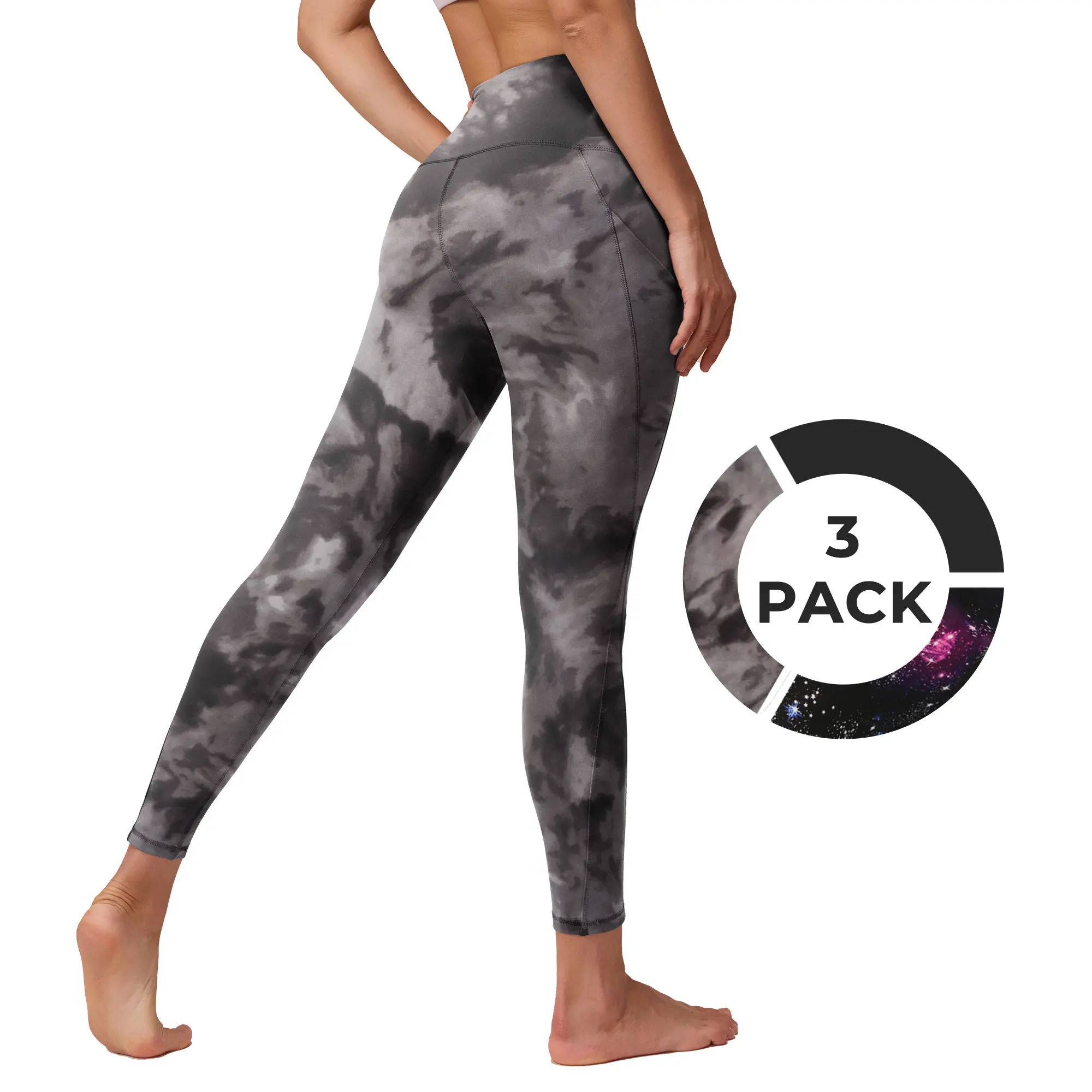 Black/ Black Tie Dye/ Galaxy