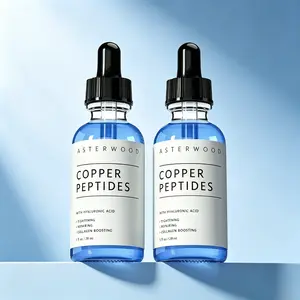 GHK-Cu Copper Peptides Serum 29ml, Fragrance-Free Formula with Hyaluronic Acid, Tightens Skin, Repairs & Boosts Collagen