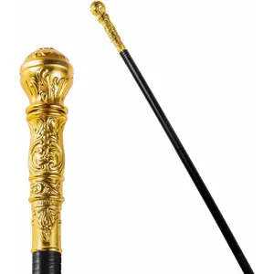 Walking Cane Costume,  Staff Prop Stick Accessories for Dress Pimp Canes, Party Pretend Play Costume for Adults and