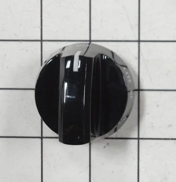 Frigidaire 316543907 OEM Round Oven Gas Surface Unit Knob, Black, Simple Design, Precise Adjustments for Temperature Control