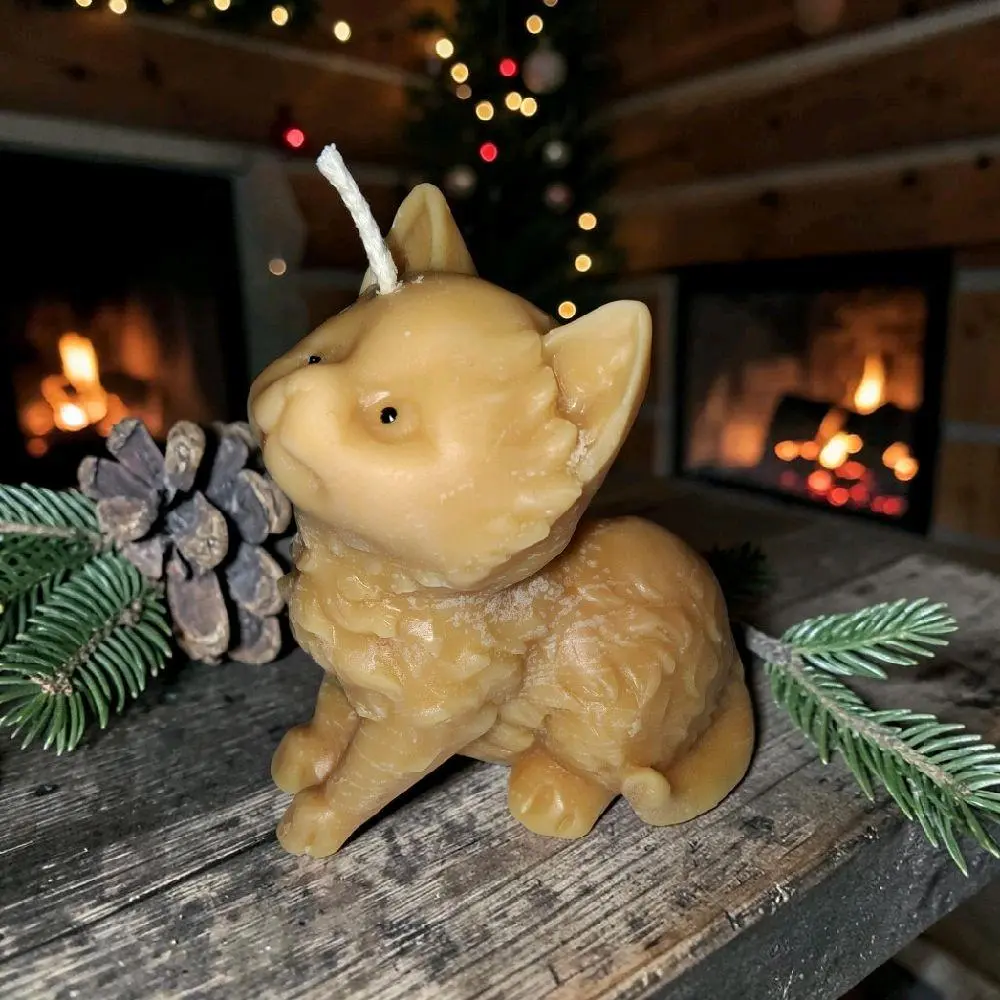 Kitty-Shaped Scented Candle, Decorative Fragranced Candle for Home Bedroom Tabletop Decoration or events.