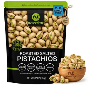 Nut Cravings Roasted & Salted Nuts – Sunflower, Pecans, Pistachios & Bar Mix | Non-GMO Protein Healthy Snack, Fresh Resealable Bag
