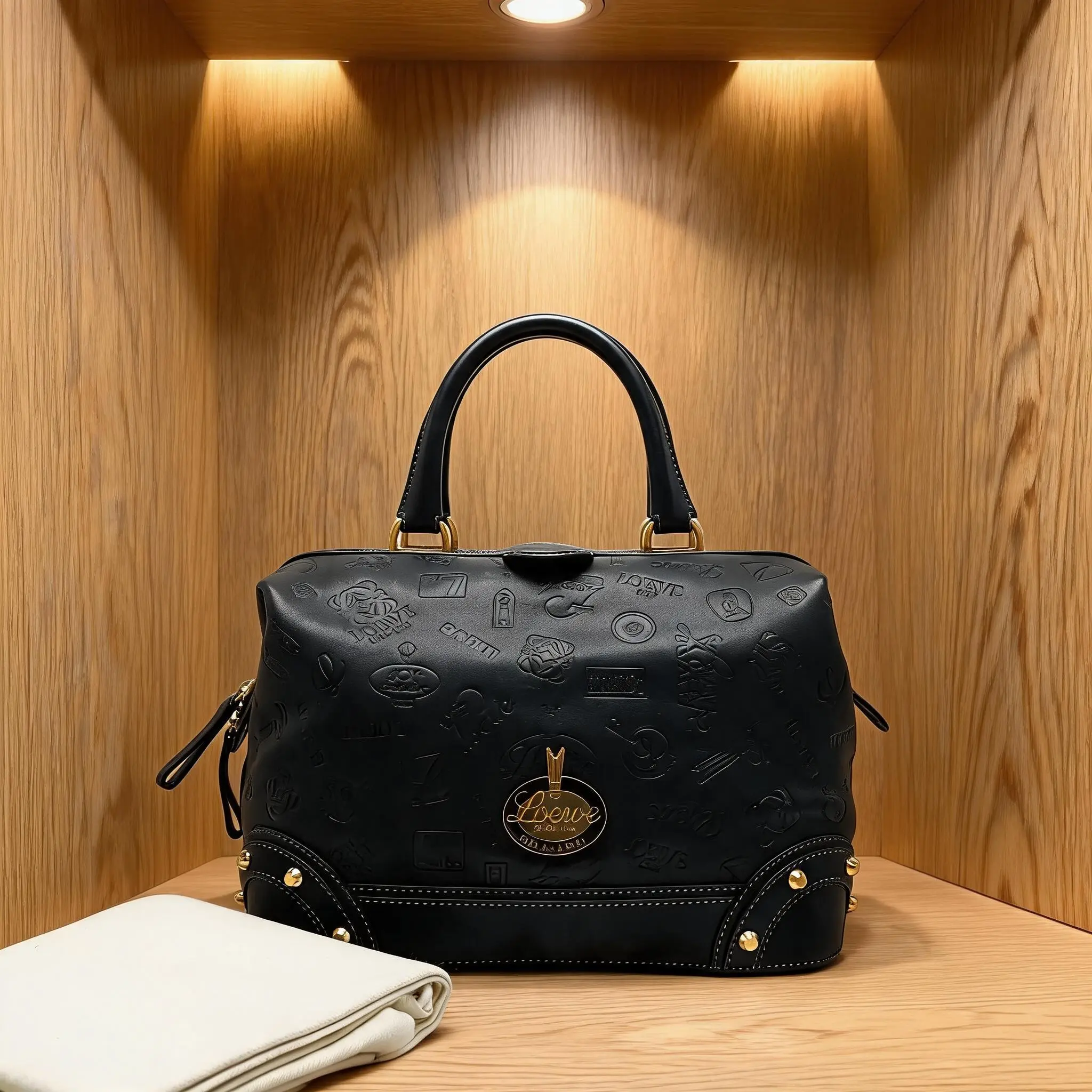 Pre-owned Loewe Leather Shoulder Bag C0708486921
