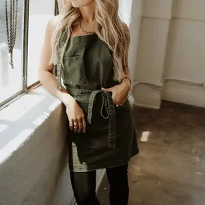 Olive Green Apron