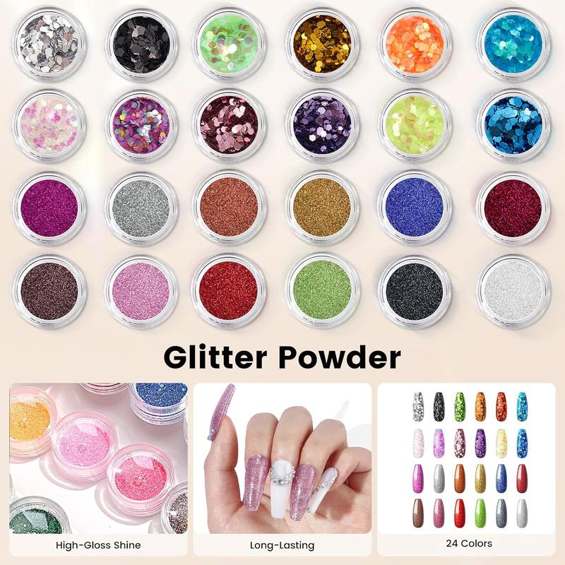 Acrylic Nail Kit for Beginners: Monomer Acrylic Nail Liquid Powder with Practice Hand U V Light Drill French Tips for Nail Starters with Everything Home Salon Gift Set (White)