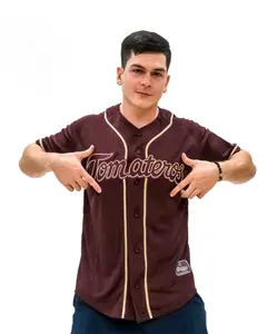 BROWN BASEBALL JERSEY WITH "TOMATEROS"