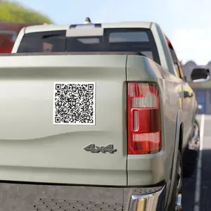 "Single and ready to mingle" QR Code Car Magnet