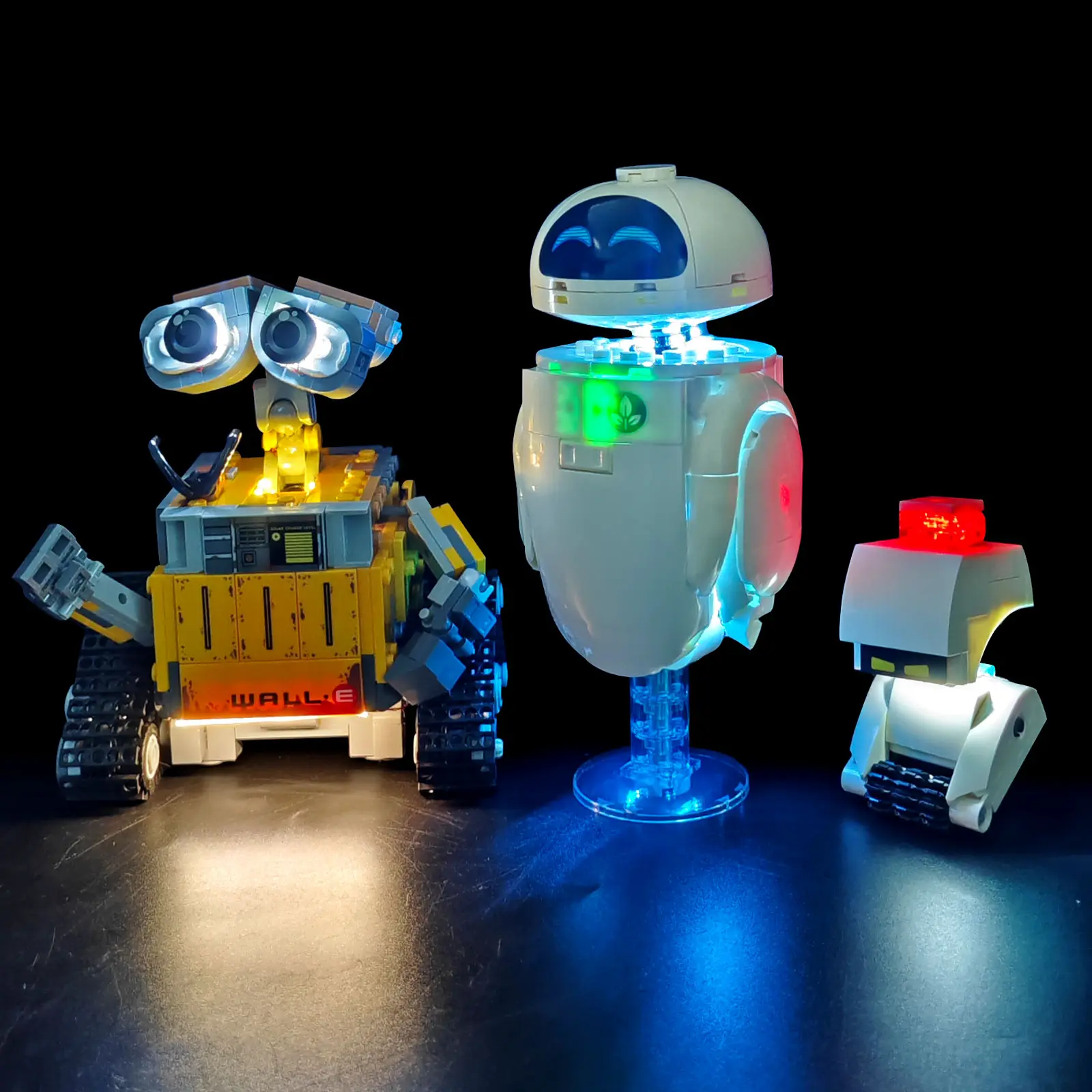 LYBMTWF LED Lighting Kit for LEGO 43279 "WALL-E" - DIY Accessory with Copper Wire Warm White Lights, USB/Battery Power (AA Batteries), Components for Nighttime Display (Model Not Included), Usb Power, Lighting Components